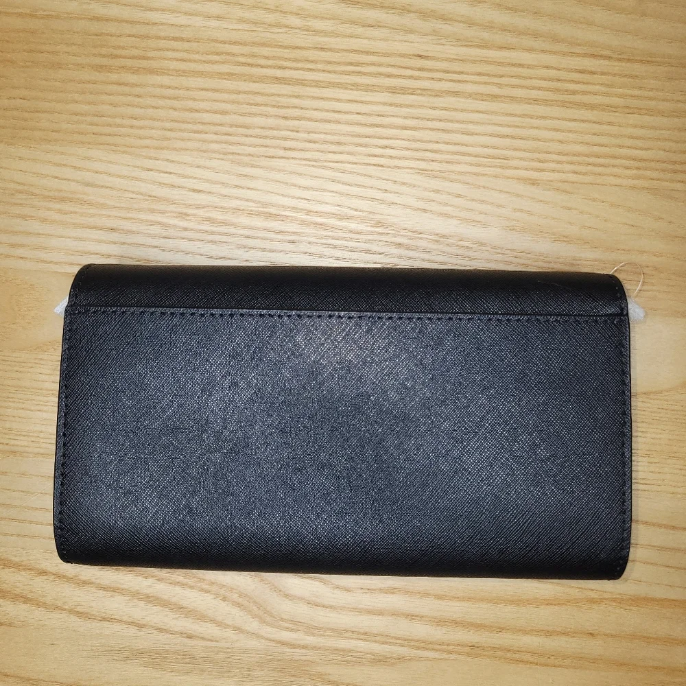 Michael Kors Black and‎ Gold Wristlet
